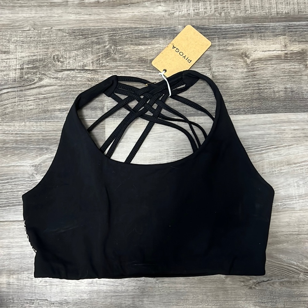 Black PIYOGA Dressy Sports Bra